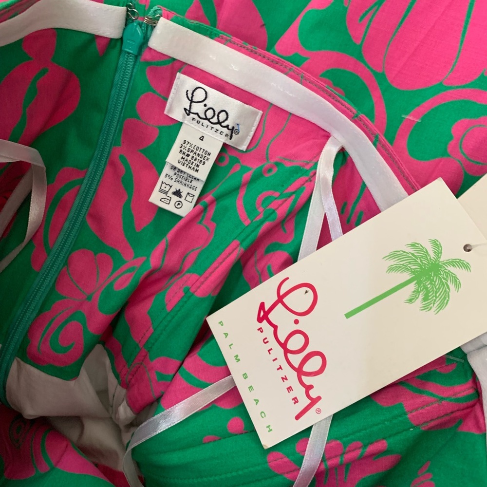 Lilly Pulitzer Strapless Scalloped Sienna Dress - Picture 3 of 6